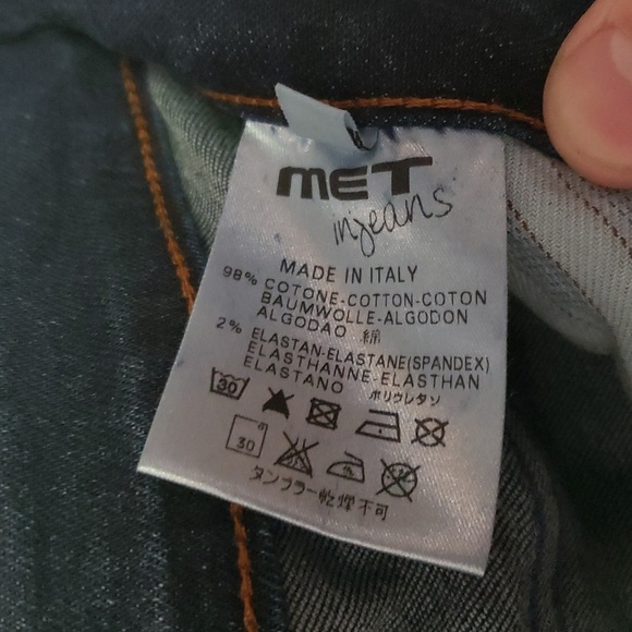 Met Jeans made in italy 🇮🇹 excellent condition women's 26 - Picture 3 of 8